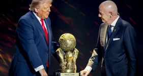 Donald Trump and Gianni Infantino