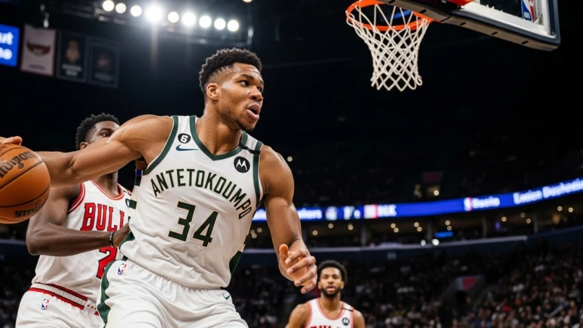 The Bucks beat the Bulls 112-103